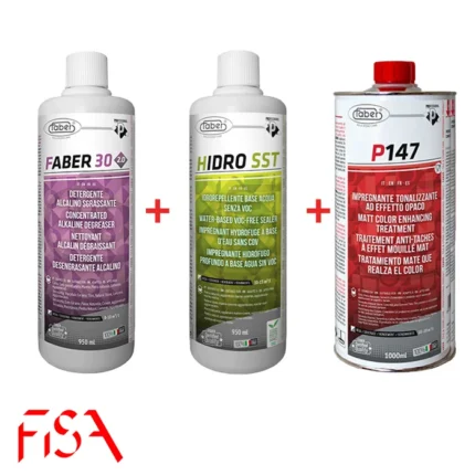 LAVAGGIO BASE + PROTEZIONE OTTIMALE MARMO-TRAVERTINO + EFFETTO BAGNATO
