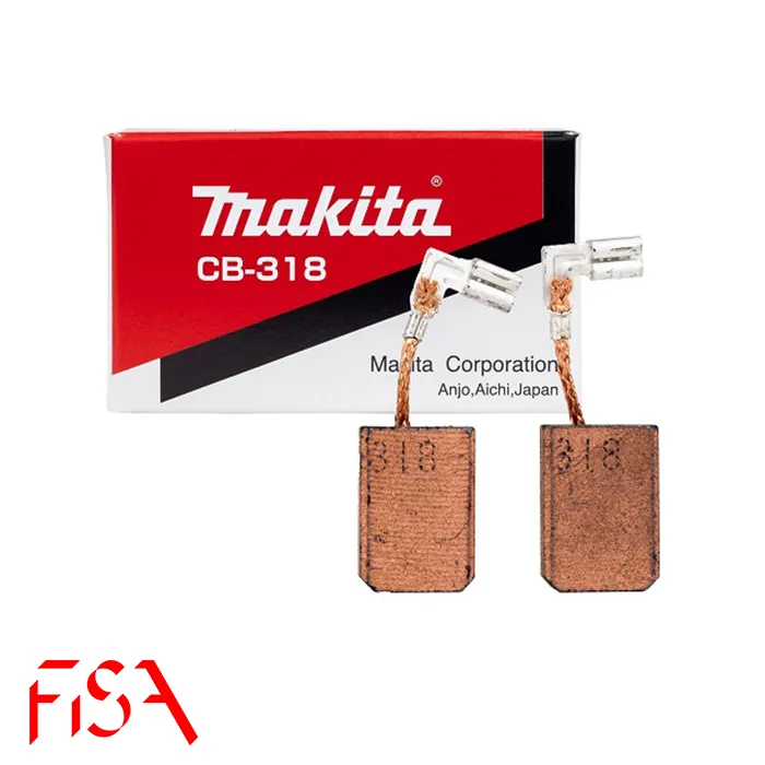 4 Spazzole A Carbone Per Smerigliatrice Angolare Makita 9565 - Dimensioni 4.8x10.8x16.5 Mm